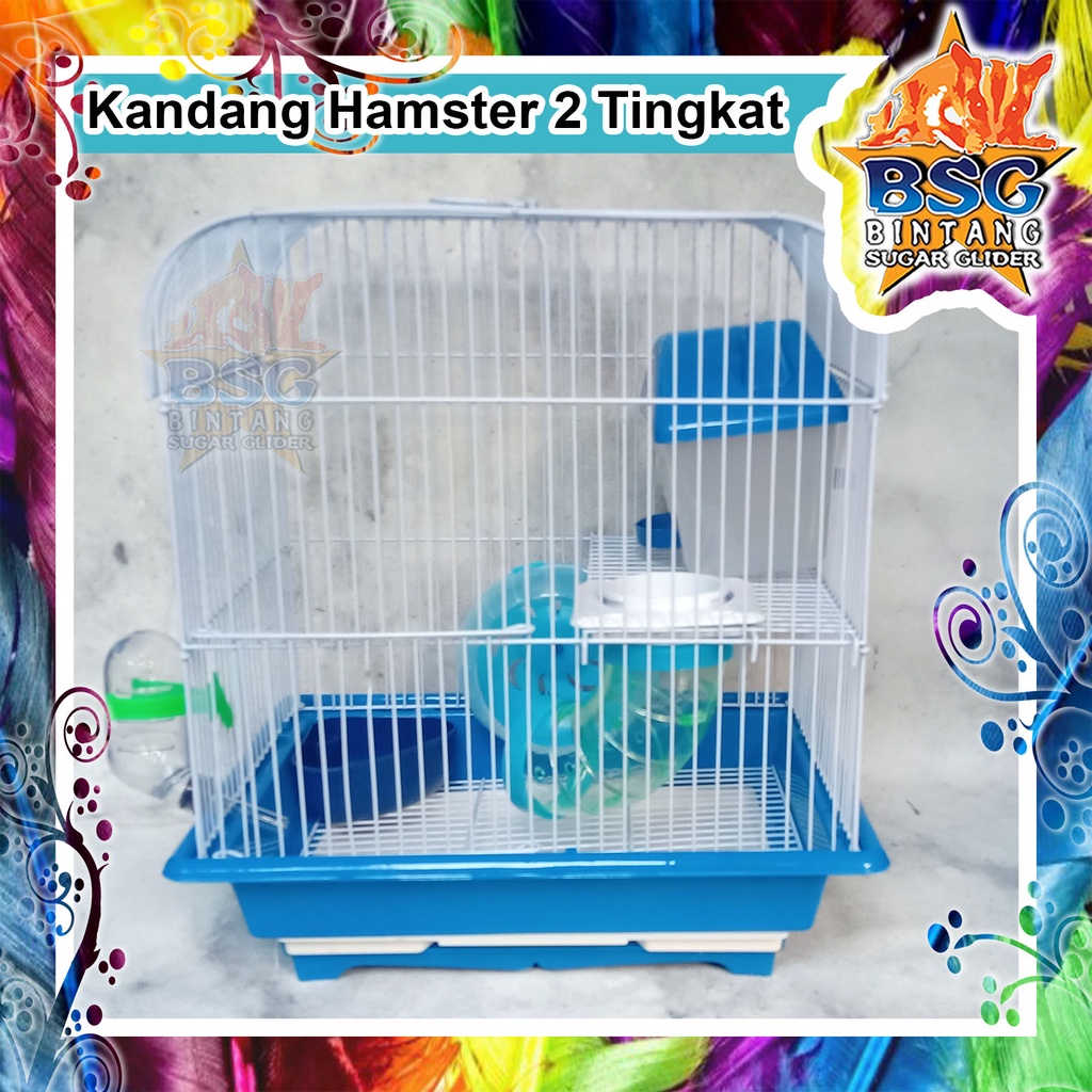 RS562 Kandang Hamster - Rumah Hamster - Plus Fullset Mainan Hamster-1