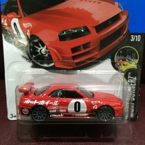 Hotwheels Nissan Skyline R34 red