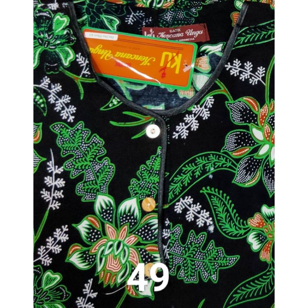 Daster Kencana Ungu Plisir K3 label coklat-36