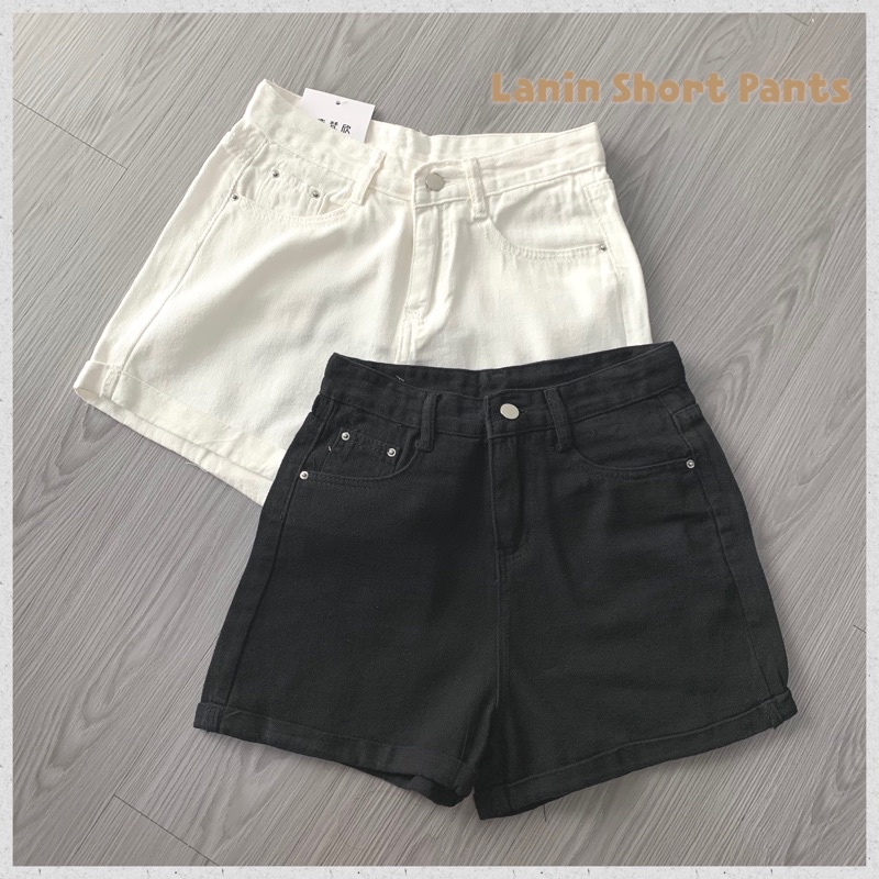 [LUXE.DLABEL]-Lanin Short Pants || Celana Pendek Wanita Highwaist Jeans Wanita Import Hotpants