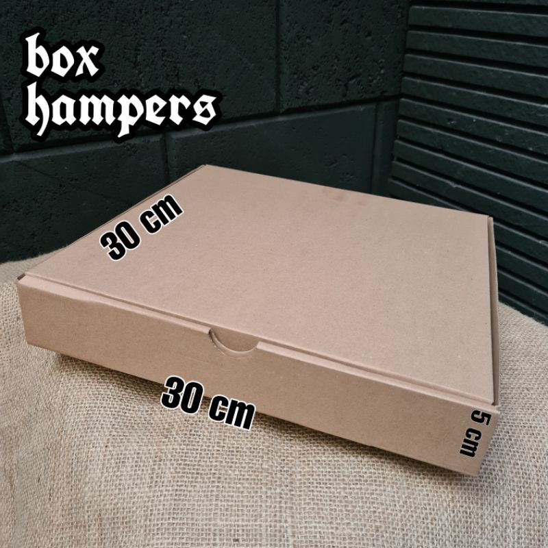 

dus box kotak pizza hampers kardus karton packaging packing 30x30x5