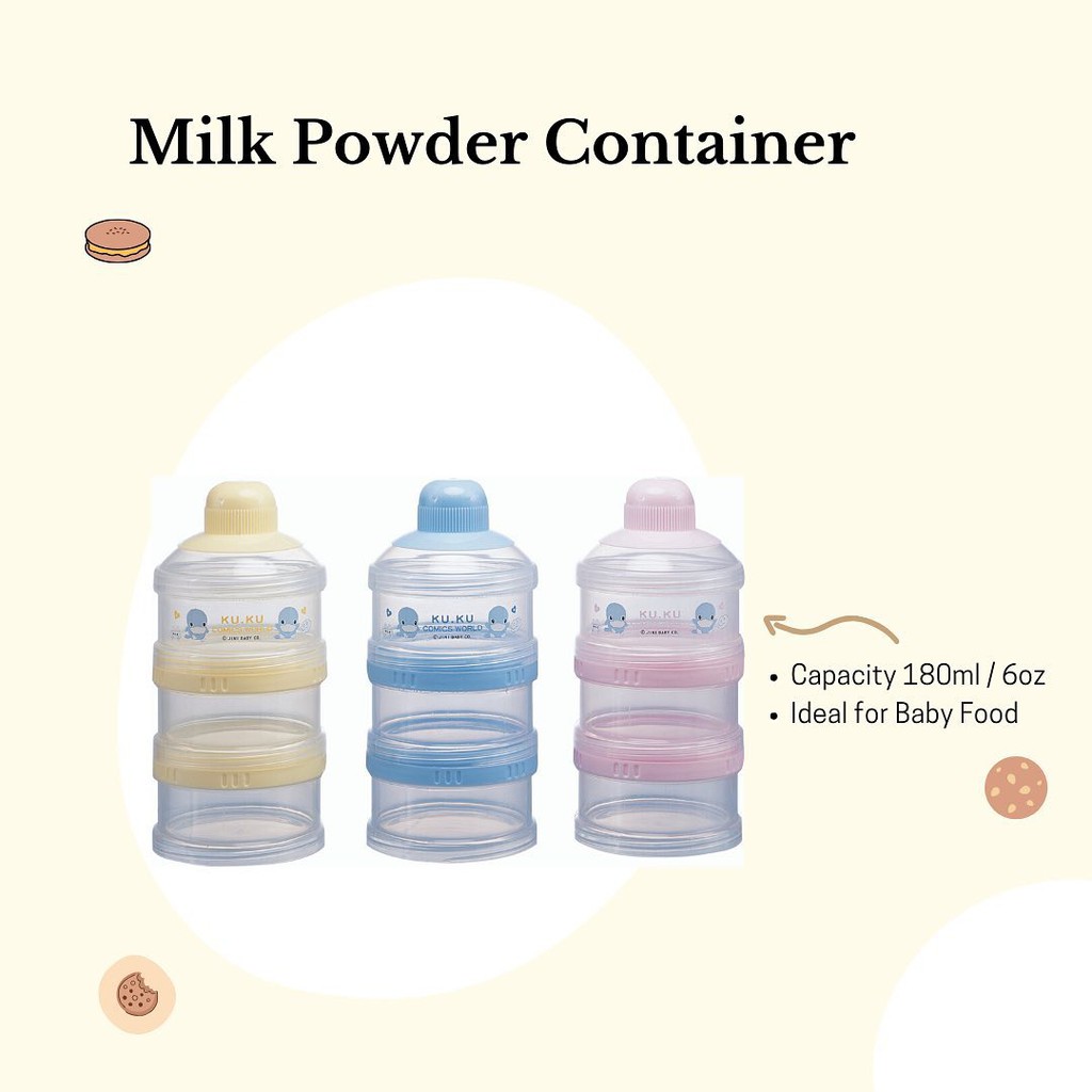 Ku.Ku Duckbill Milk Powder Container KU5318