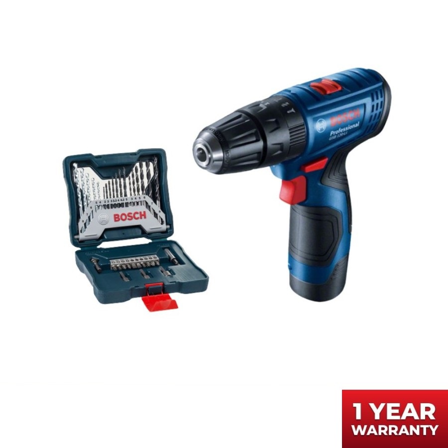 BOSCH GSB 120 Bor Baterai Tembok + 33 X-Line