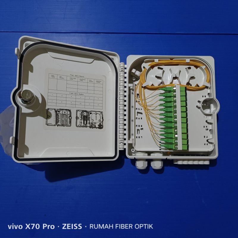 odp 12 core lengkap pigtail SC APC/odp mini 12 core