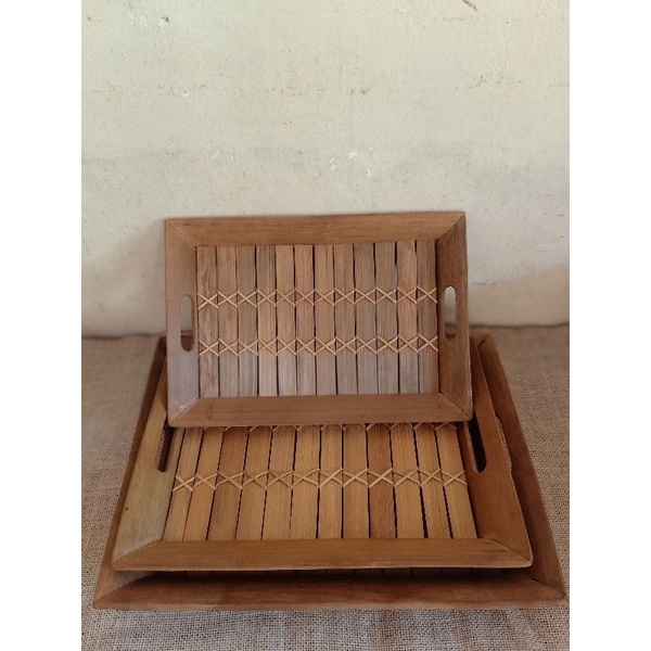 Nampan Bambu Nampan Tradisional