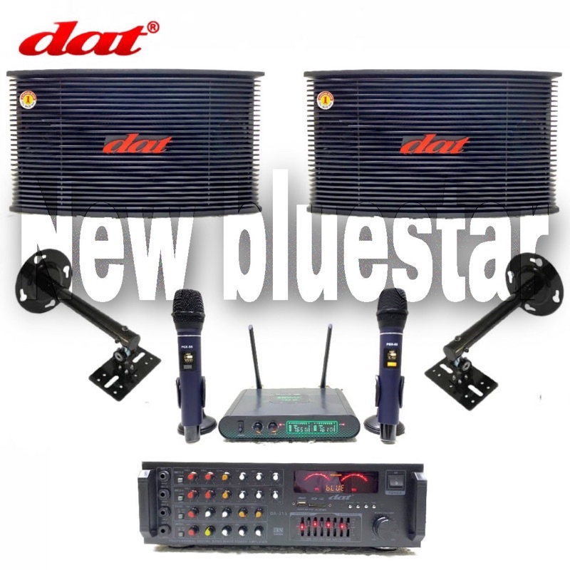 Paket Soundsystem Karaoke Dat AK 100 - DA 313 Original 10 inch Bluetooth
