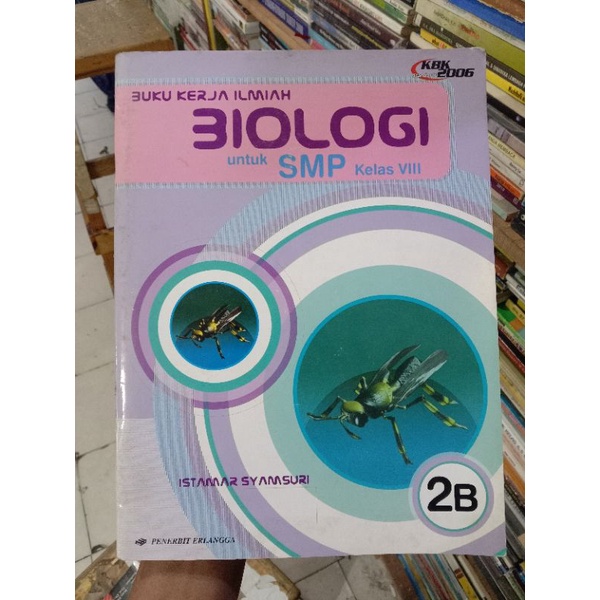Buku Kerja Ilmiah Biologi 2B SMP.