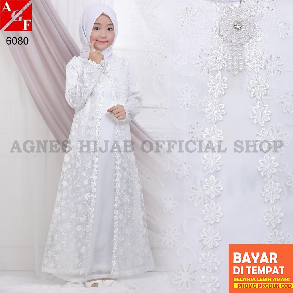 Agnes Hijab - Camilla Kids Gamis Anak Perempuan & Dewasa Baju Muslim Anak Gamis Terbaru 2024 Dress A