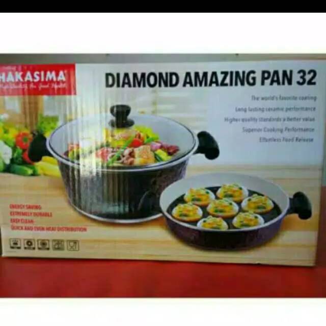 Hakasima diamond amazing pan 32