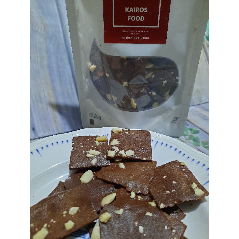 

Keripik Brownies Crispy Kairos Food 50 gram kripik cemilan cokelat camilan