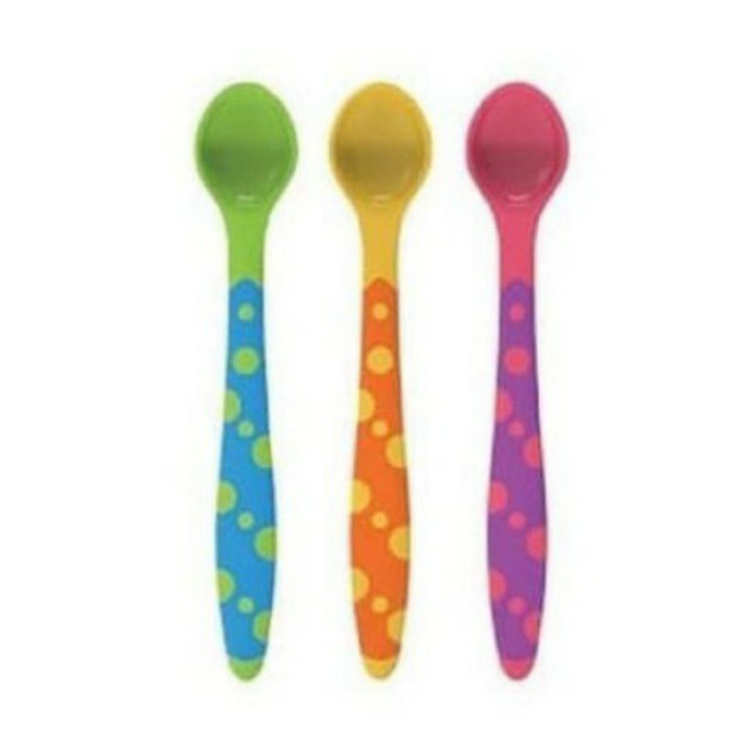 Baby Safe Weaning Spoon 3pcs ( BS351 ) / Sendok Makan