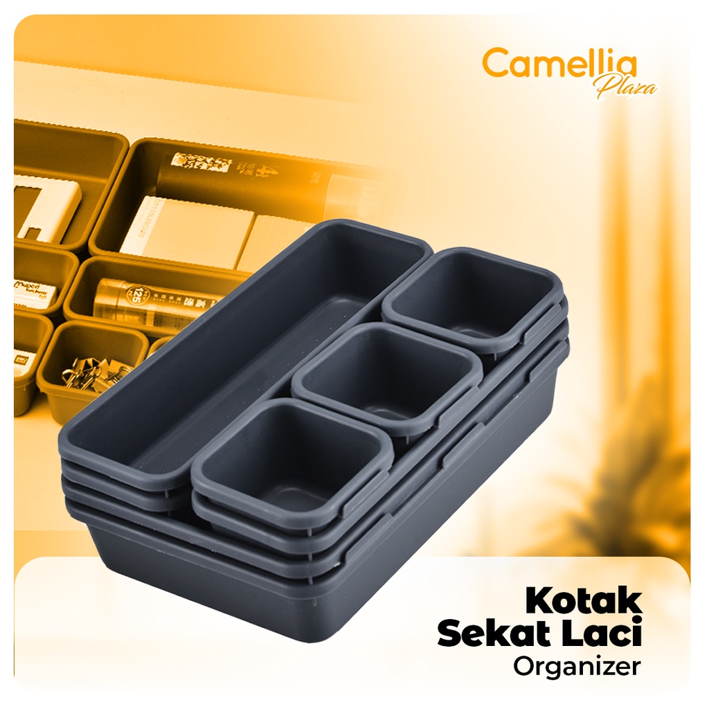 Kotak Pembatas Organizer Divider Case Penyimpanan Make Up 8 Pcs