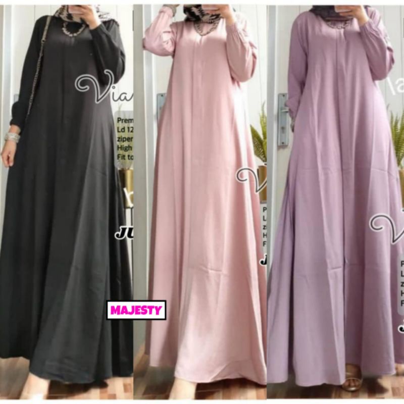 VIANDRA DRESS JUMBO PREMIUM TOYOBO ALLSIZE FIT TO XXL