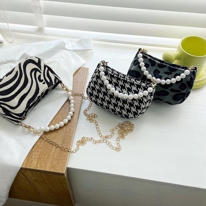 (TERBAIK) CrossBody Bag Mini Printing Animal Untuk Wanita Korean Style Fashion Bag Import