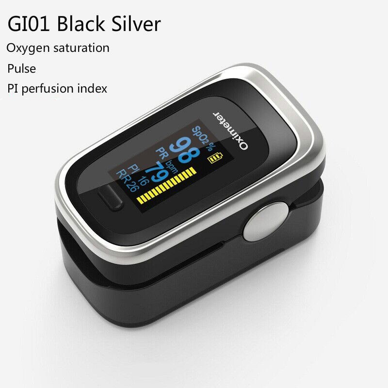 BAYAR DI TEMPAT Alat Pengukur Detak Jantung Fingertip Pulse Oximeter Sleep Monitor