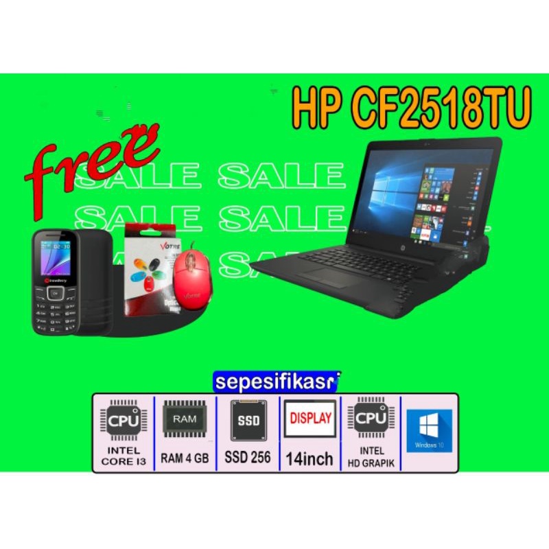 Laptop HP 14S CF2518TU