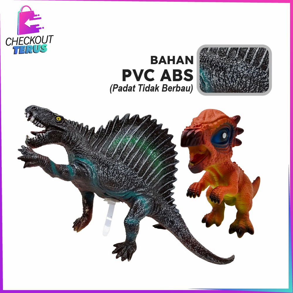 CT M262 Mainan Action Figure Dinosaur Mainan Figure Dino DIY Dinosaurus T Rex Figure Hewan Mainan Dinosaurus