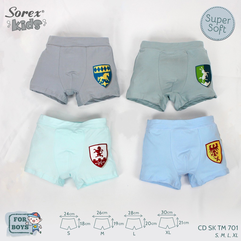 Sorex Kids Boy Boxer - Celana Dalam Boxer Anak Laki-laki