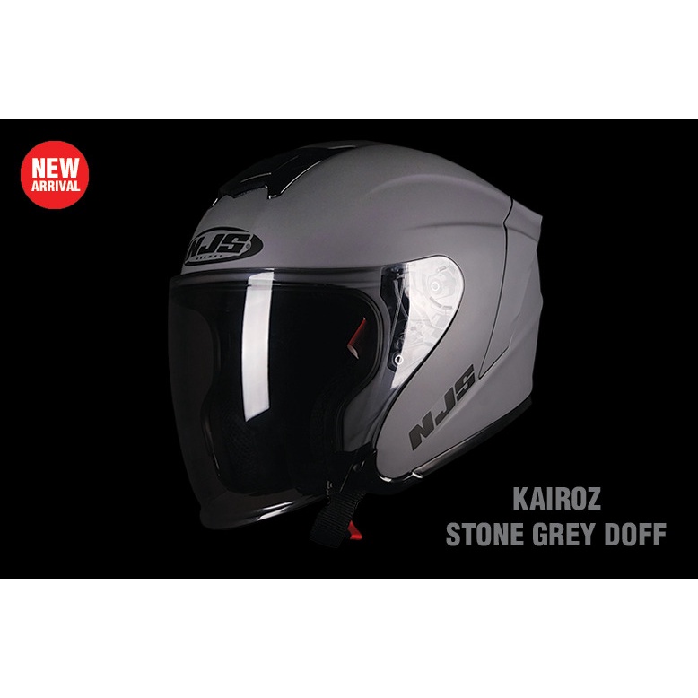 Helm NJS KAIROZ READY STOCK Half Face Helm NJS Kairoz-ABU DOP