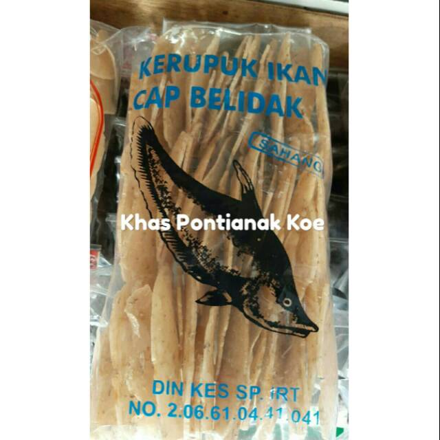 

Kerupuk Ikan Cap Belidak Sahang Khas Pontianak 500gr