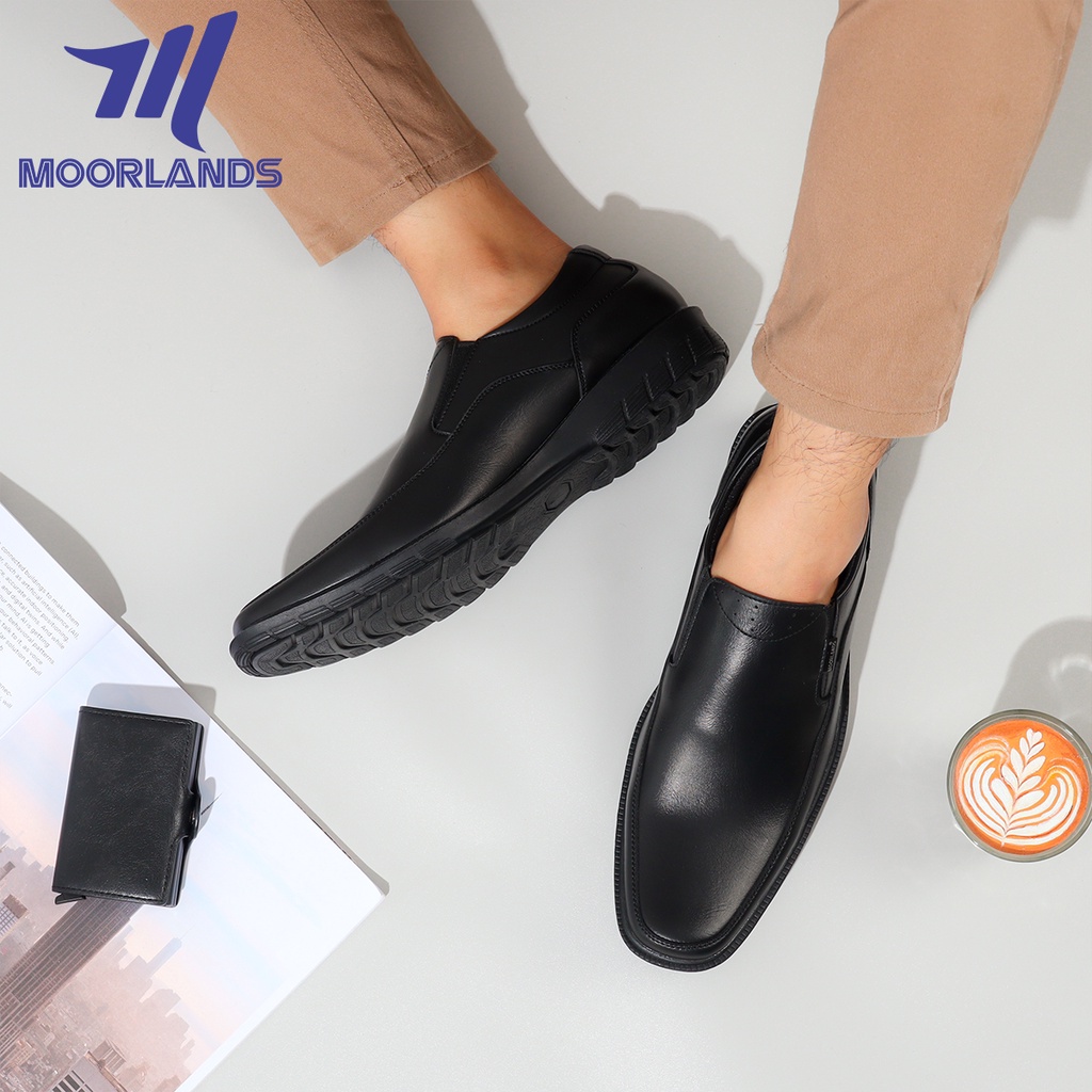 MOORLANDS Original Sepatu Slip On Pria Sepatu Pantofel Pria Terbaru Sepatu Formal Pria