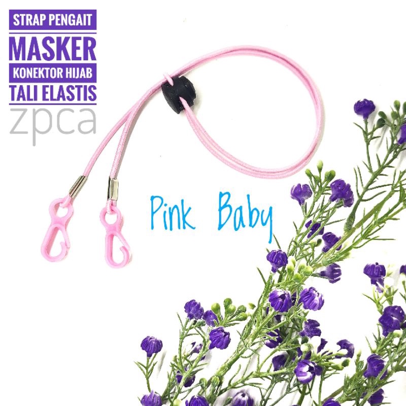 Strap Masker Konektor masker Hijab Elastis multi colour