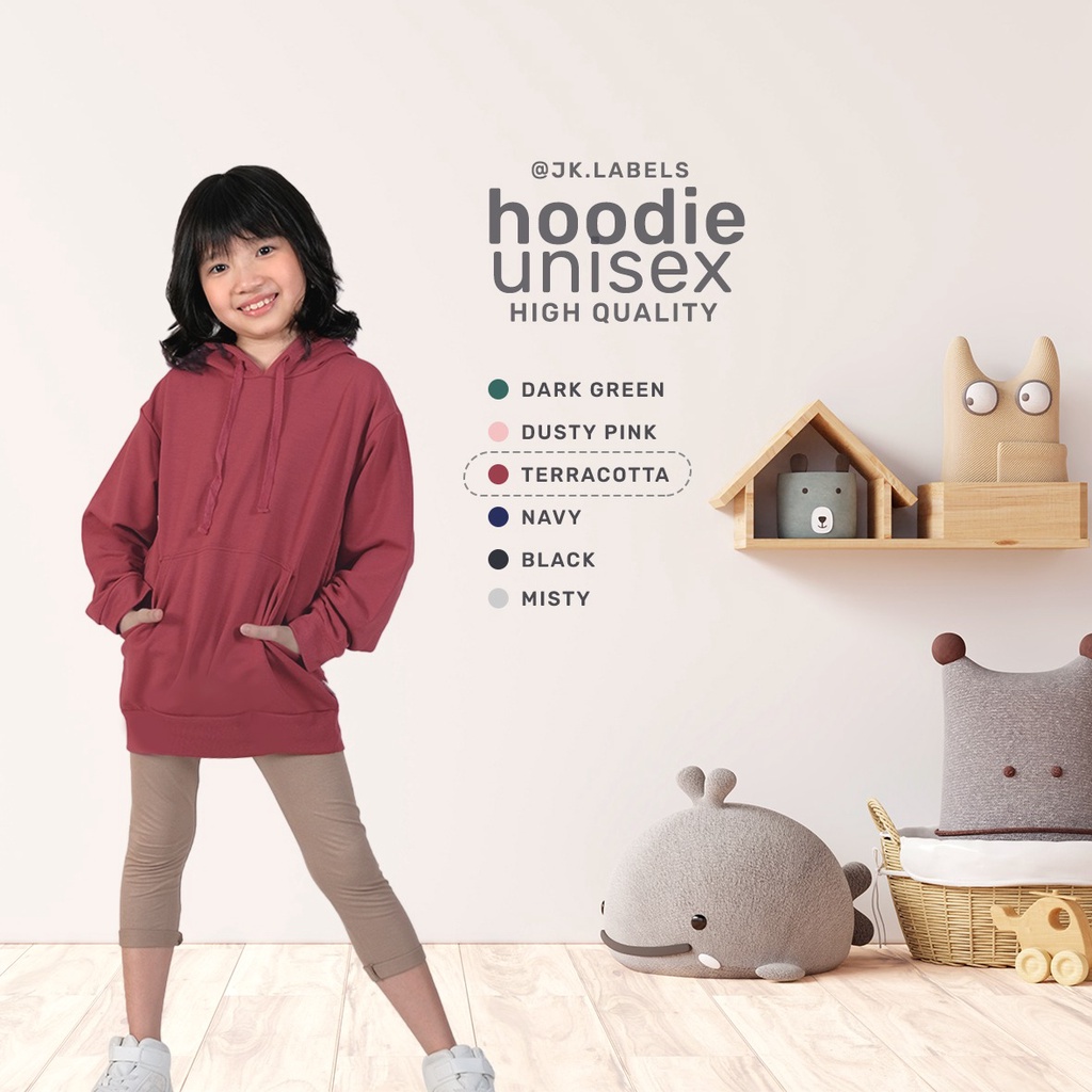 HOODIE UNISEX HIGH QUALITY SWEATER ANAK / HOODIE HANGAT BAJU ANAK 1 - 8 TAHUN