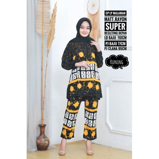 One Set Cp Setelan Twill Ori Best Seller Original Batik Pekalongan