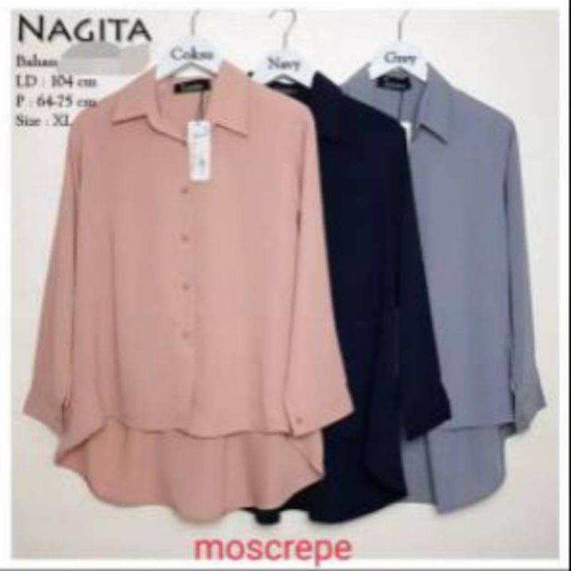 Nagita blouse pakaian wanita fashion muslim