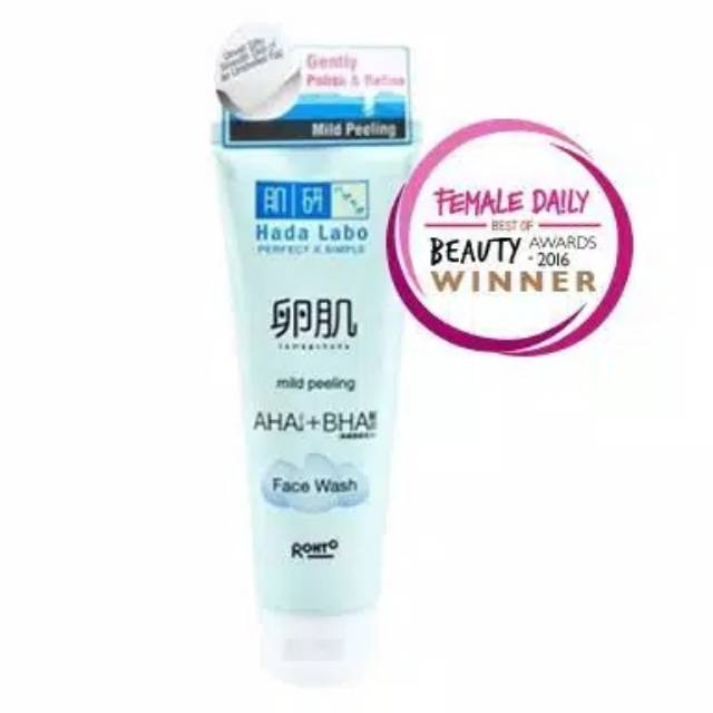 [BPOM] HADA LABO Tamagohada AHA+BHA Mild Peeling Face Wash