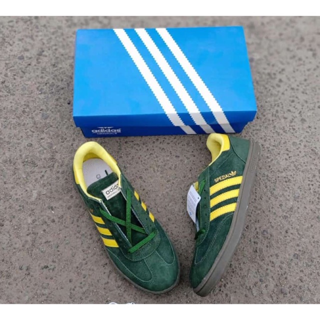 PROMO Adidas Spezial Hijau List Kuning Premium Murah