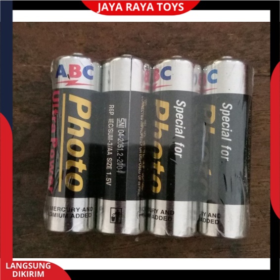 Baterai ISI 4PCS TYPE AA  Untuk mainan remote control Dan perangkat elektronik lainnya