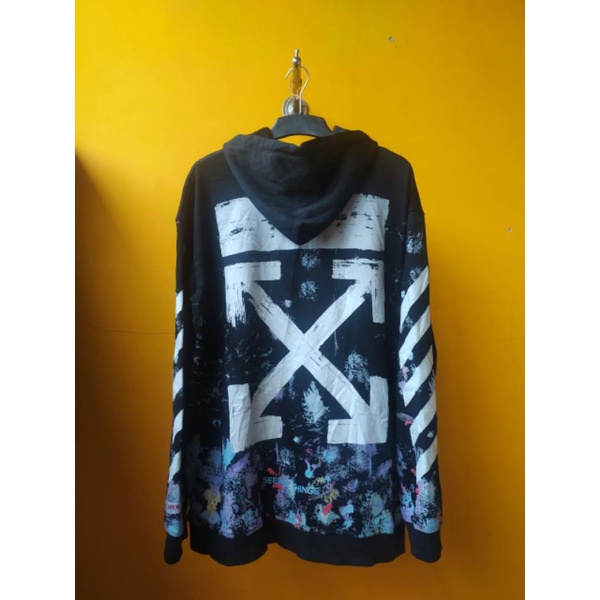 {SOLDOUT STORE} Hoodie Jumper Zipper OFF WHITE GALAXY Seeing Thing