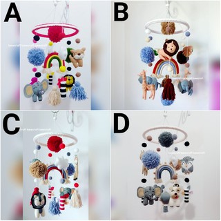 Mainan Bayi Pom Pom TyewCraft Gantungan Bayi Mainan Mainan Bayi Pom Pom TyewCraft Gantungan Bayi Mainan