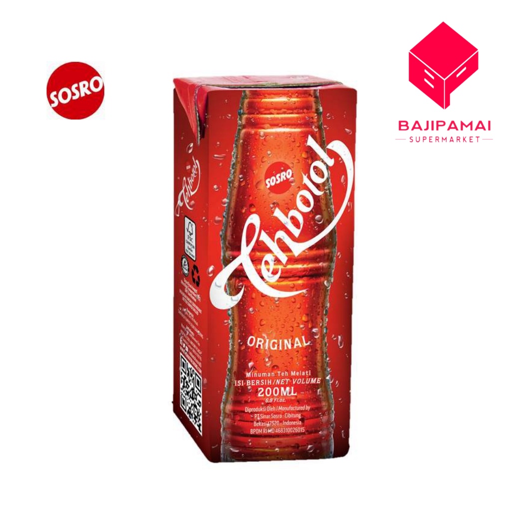 

TEH BOTOL SOSRO KOTAK 200 ML