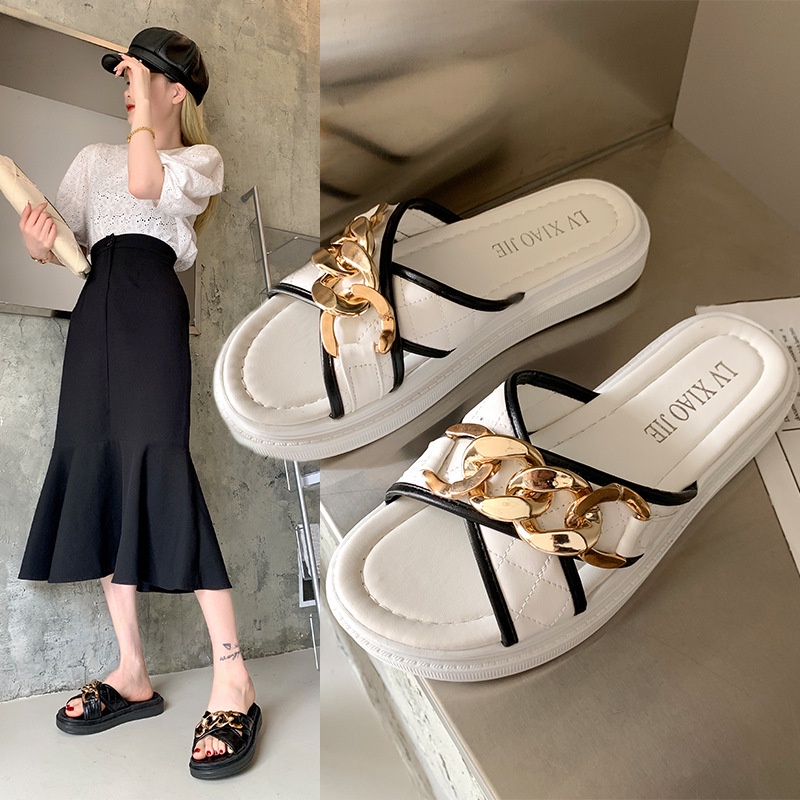 SN2030 Sandal wanita Model x