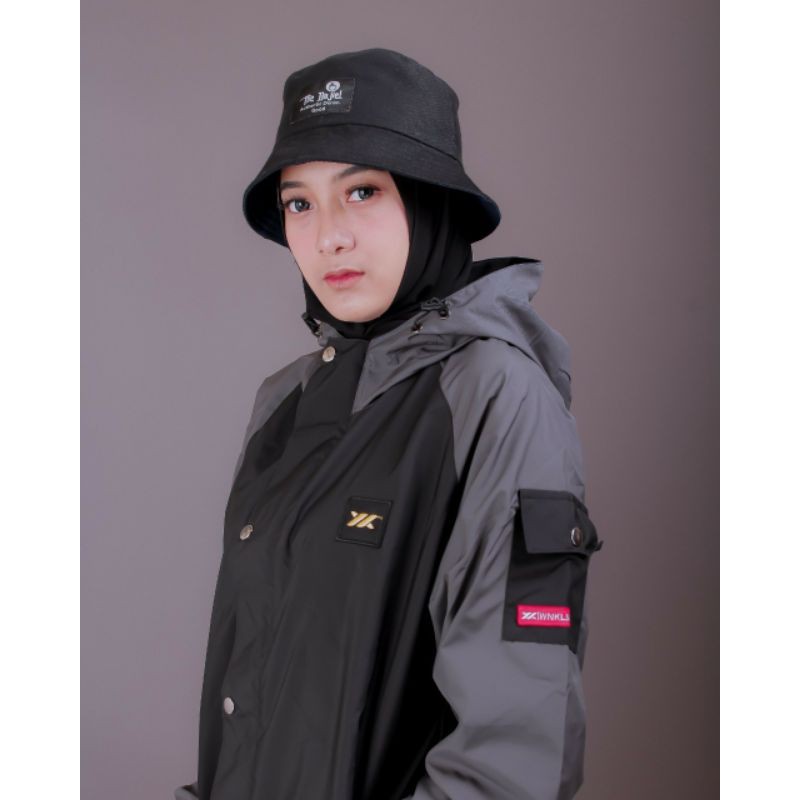 WNKL ORIGINAL Jaket Outdoor Gunung Waterproof Reglan Unisex Pria Wanita