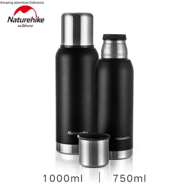 BOTOL THERMOS NATUREHIKE NH19SJ010 VACUM FLASK HIKING CAMPING TRAVELING BOTOL MINUM TERMOS PENDAKI N