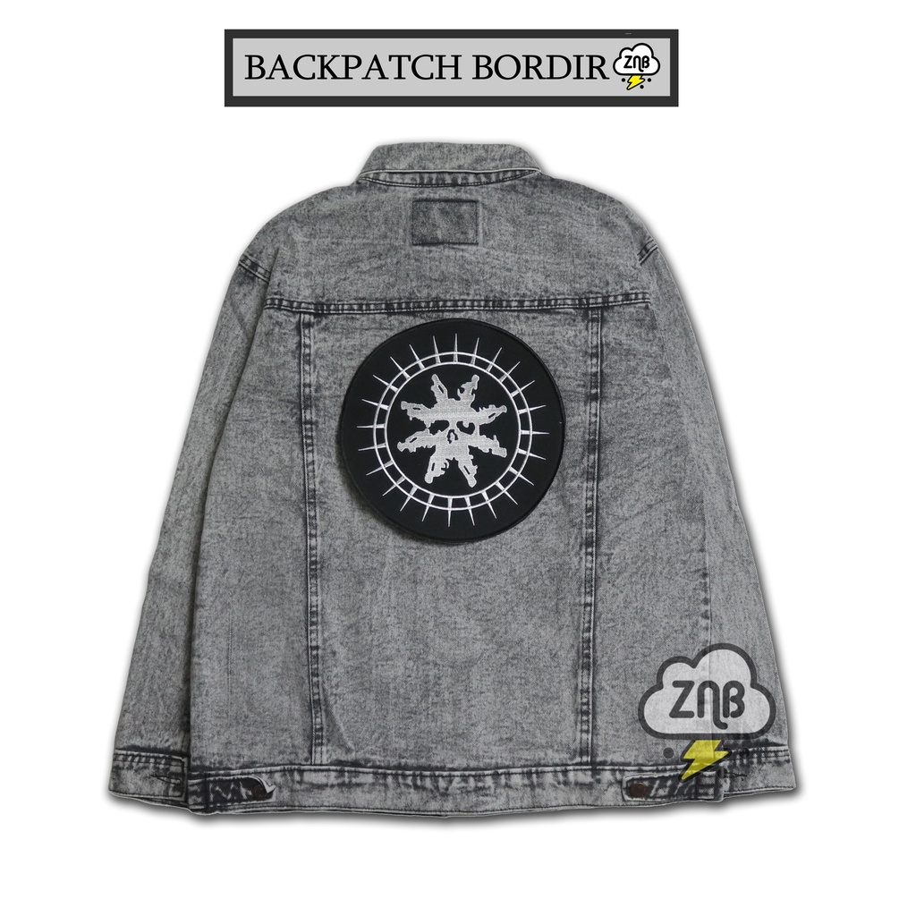 BACKPATCH BORDIR MUSIK TEMPELAN JAKET EMBLEM PATCH BESAR