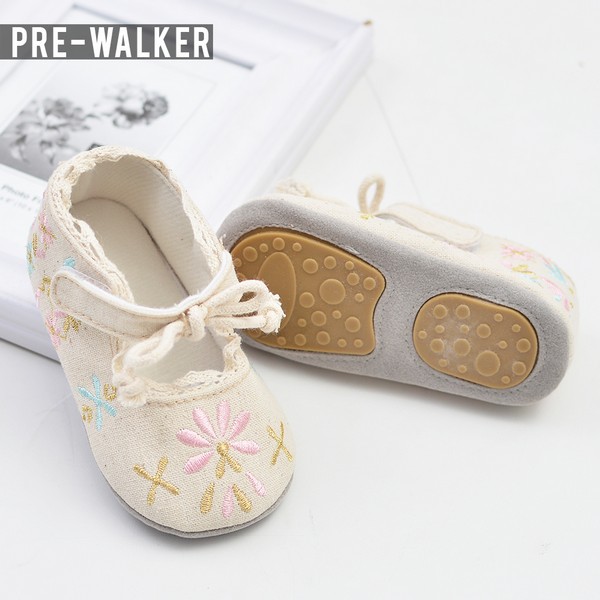 Sepatu Bayi Perempuan Cantik - Sepatu Prewalker Bayi 0-18 bulan S981