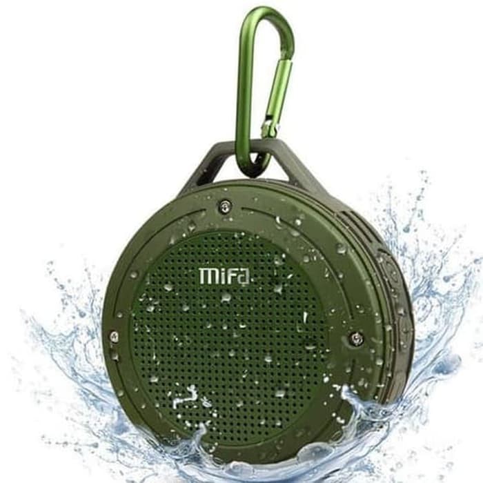 Speaker Bluetooth Mifa F10 Salon Tahan Air Spiker Speker - Hijau Tua A