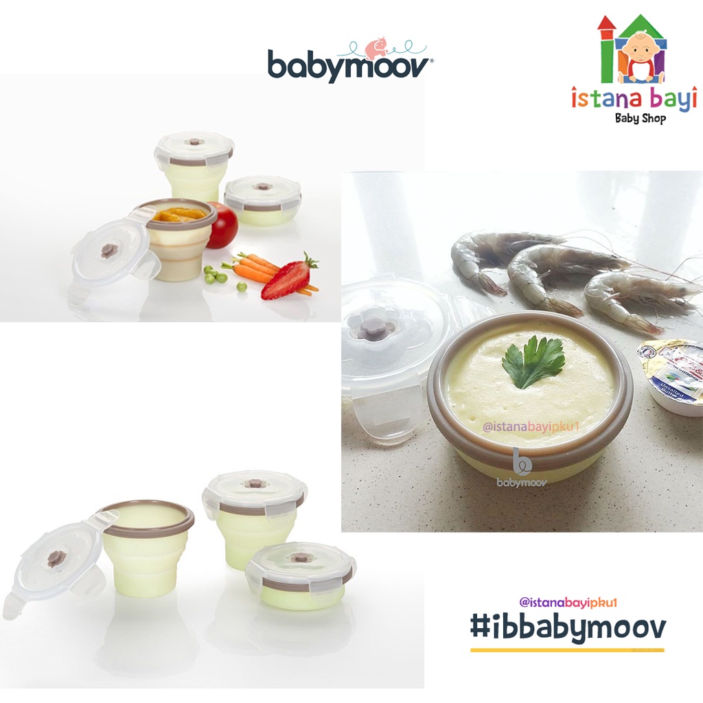 Babymoov Contenants Silicone A004403 - Penyimpanan Makanan