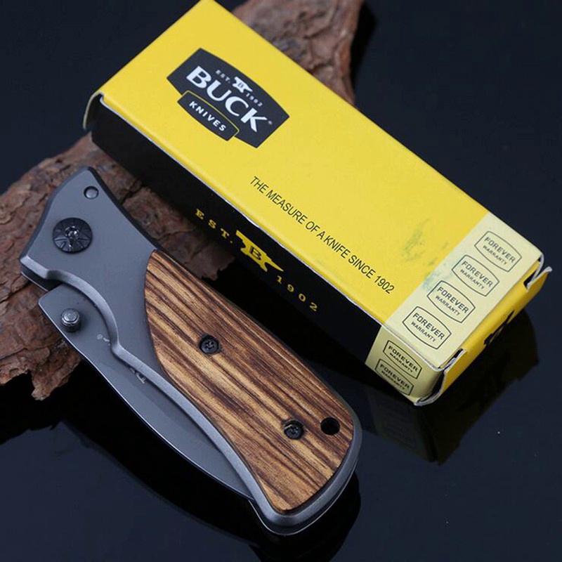 Pisau Lipat Saku/Camping/Outdoor/Folding Survival Knife BUCK X35