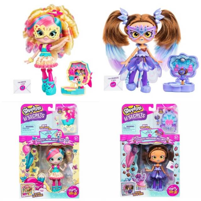 Shopkins Lil Secrets Shoppies Doll - Party Pop Up W2