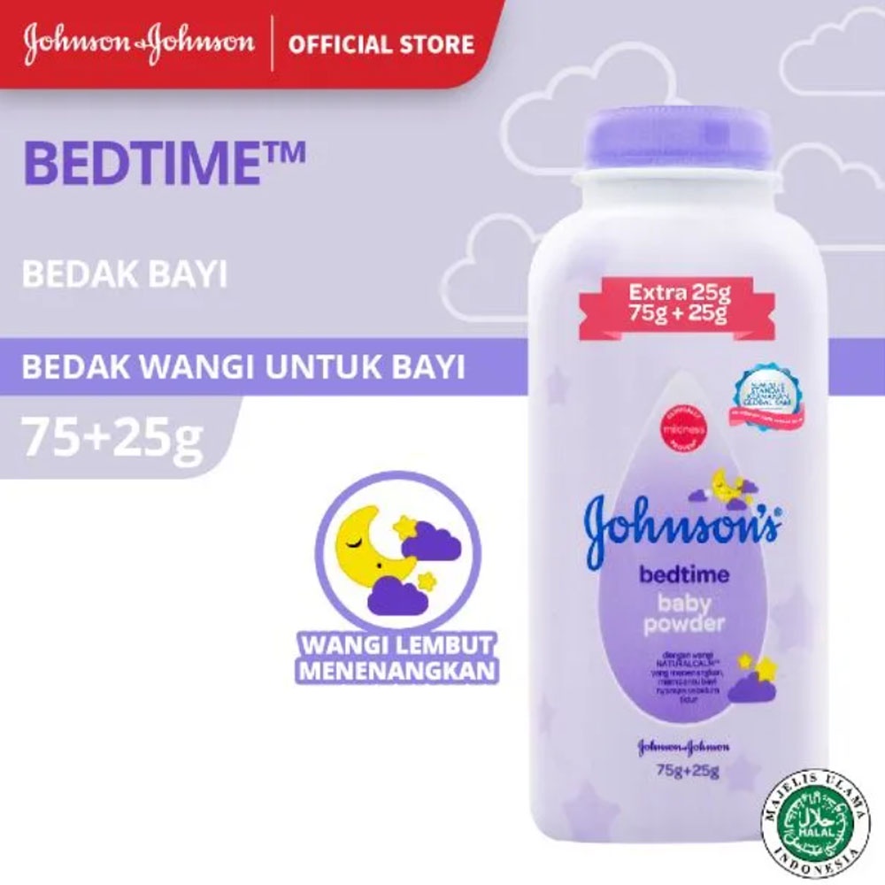 Johnson's Baby Powder - Bedak Bayi Extra Fill 75+25gr