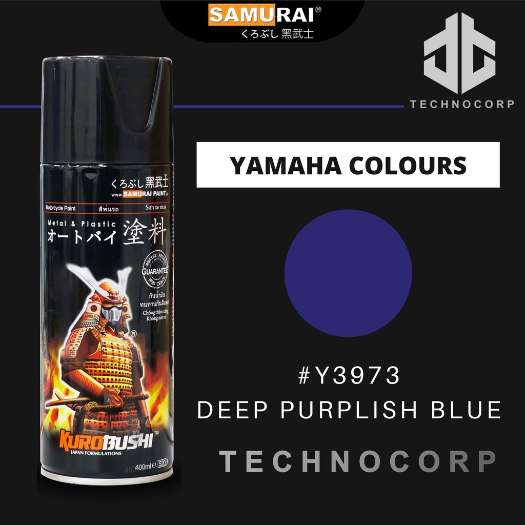 

Cat Semprot SAMURAI PAINT Y3973 DEEP PURPLISH BLUE/ YAMAHA BIRU VIOLET