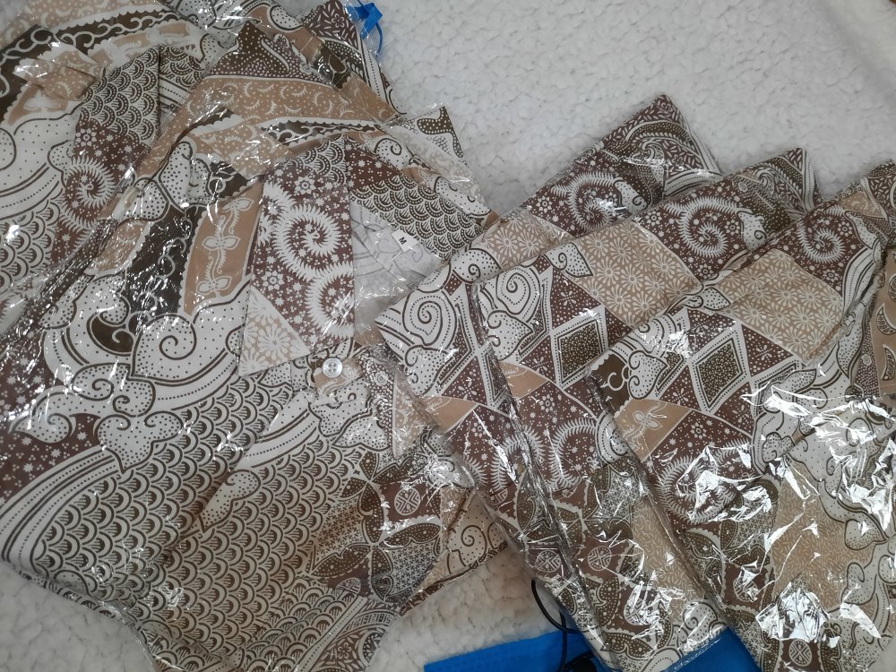 New Arrival Size M L Xl Xxl Kemeja Batik Pendek Murah Berkualitas