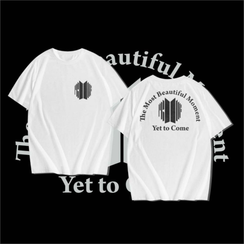 KAOS PROOF BTS Hitam & putih