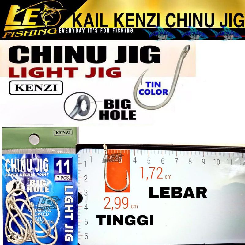 KAIL KENZI CHINU JIG LIGHT JIG ORIGINAL HIGH QUALITY PRODUK-11