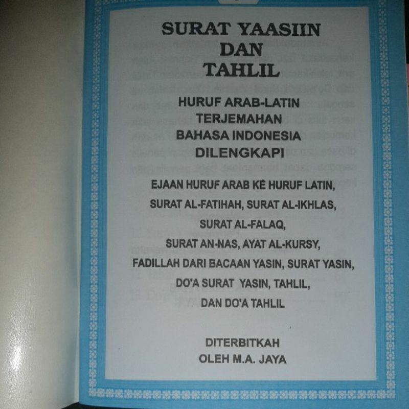 Download 67+ Contoh Surat Yasin Ejaan Indonesia Terbaik Dan Terbaru